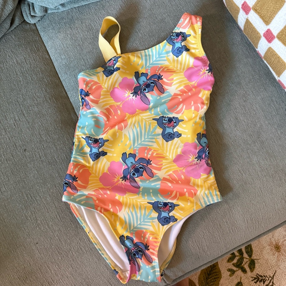 Girls Lilo & Stitch Bathing Suit Sz 5/6